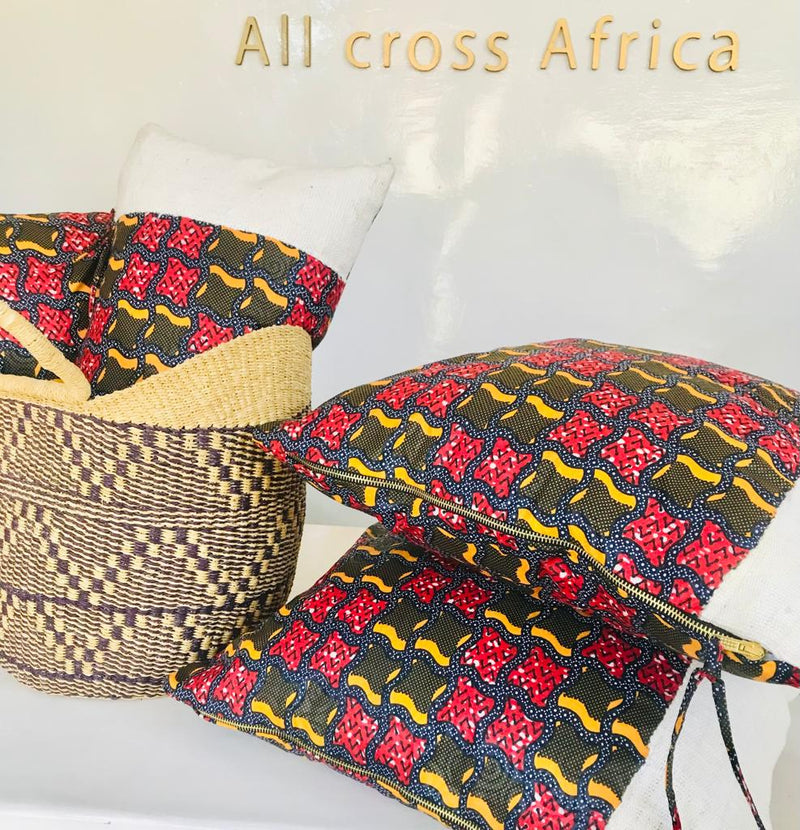 African Wax Print/ Cushion covers