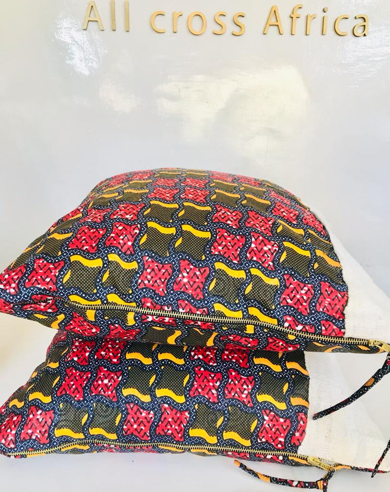 African Wax Print/ Cushion covers