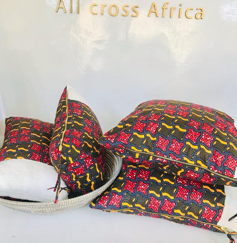 African Wax Print/ Cushion covers